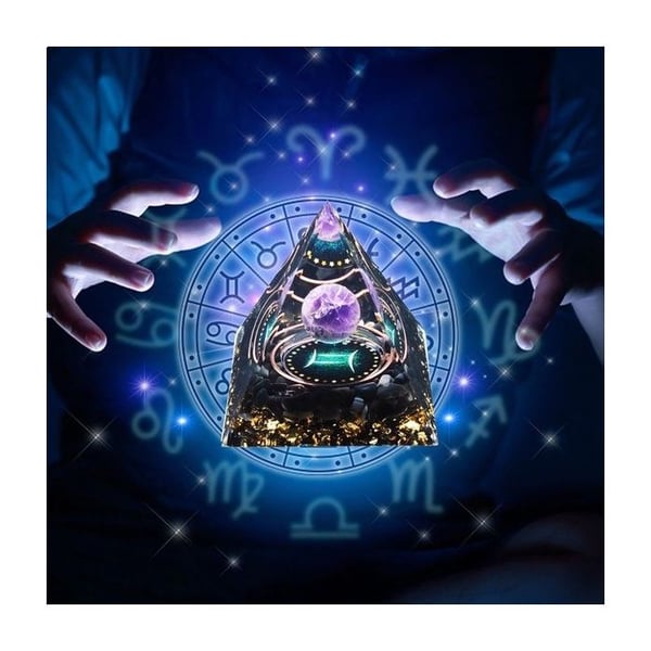 Orgonit Pyramid Ametist Gemini Zodiac Constellation