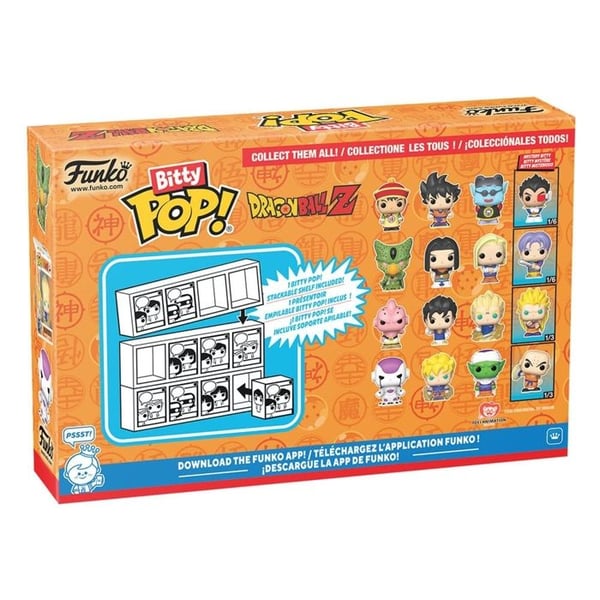 Figurer - FUNKO - Bitty Pop Dragon Ball Z - Paket med 4 - Flerfärgad - 2 års garanti