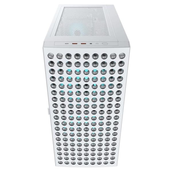 Gaming PC Chassi - COUGAR - AIRFACE ECO RGBWH - Vit - Hög Ventilation Mesh - RGB