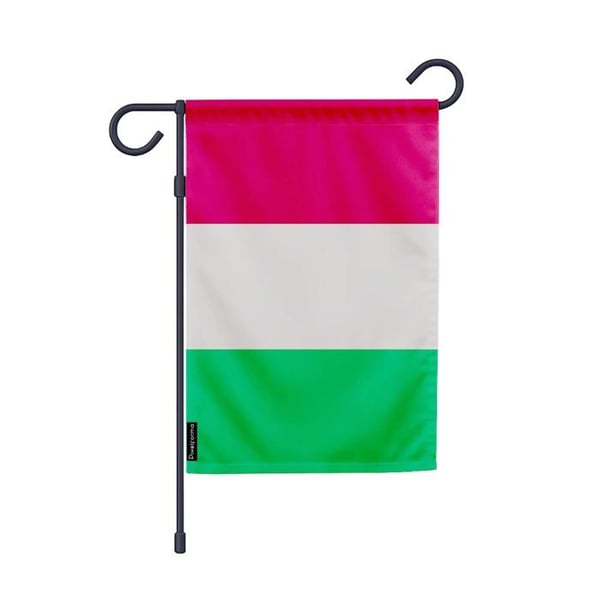 Flagga Trädgård Italien – 32 x 47,5 cm – Resistenta Polyester – Vertikalt Format – Utomhus – Pixelforma