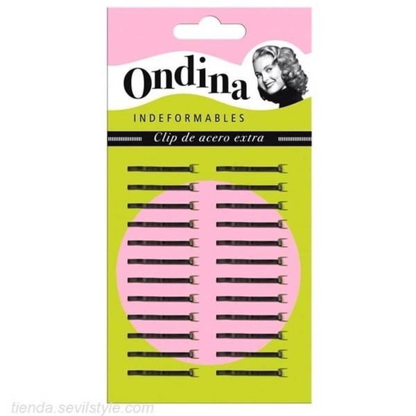 Hårprodukter Set - EUROSTIL - Eurostil - 02879/50 - Box med 24 miniclips 2,5 cm Svart