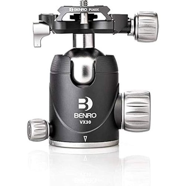Platta för stativhuvud - BENRO - VX30 PU50X - Max belastning 30 kg - Aluminium - Dubbel panoramakulled