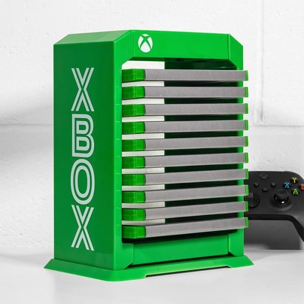 Förvaringstillbehör - Xbox - Förvaringstorn - Grön - Support - Xbox One kompatibel- USED