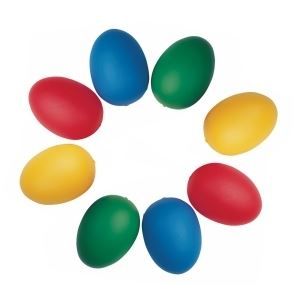 Plastägg - Rayher - 10-pack - Flerfärgad - 6 cm - Påskdekoration