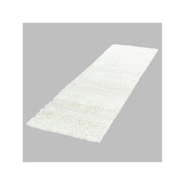 Mjuk och fluffig shaggy matta 30 mm för vardagsrum och sovrum (Dimension: 60x110 - Färg: Creme)