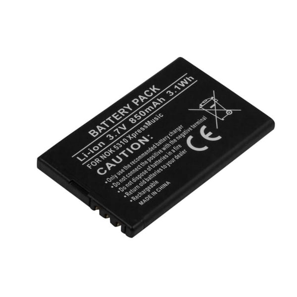 Ersättningsbatteri för Nokia 5310 XpressMusic Li-ion 3,7V 850mAh 3,1Wh