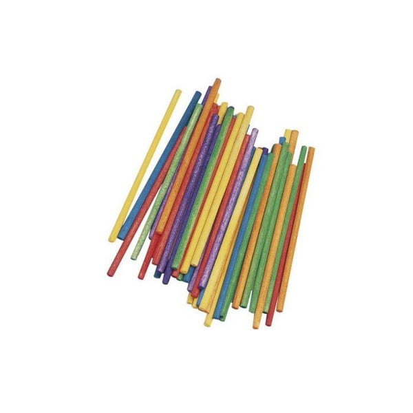 Trästickor att pyssla med, 4 mm 60 st, blandade