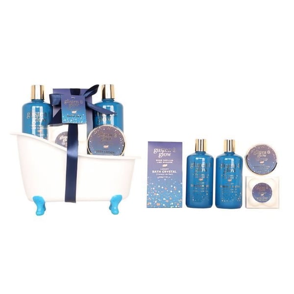 Badset - Glisten & Glow - 5 produkter - Återfuktning, mjukhet och vitalisering