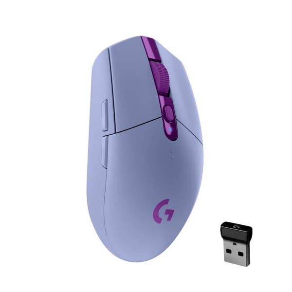 Gamer Mus - Logitech - G305 Lightspeed - Trådlös - Batteritid 250h - Lila