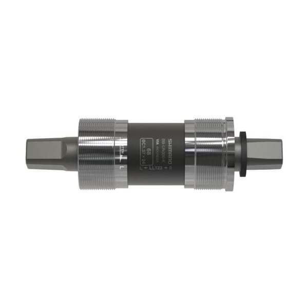 Shimano BB-UN300-K fyrkantigt bottenfäste - svart/silver - 110/68 mm