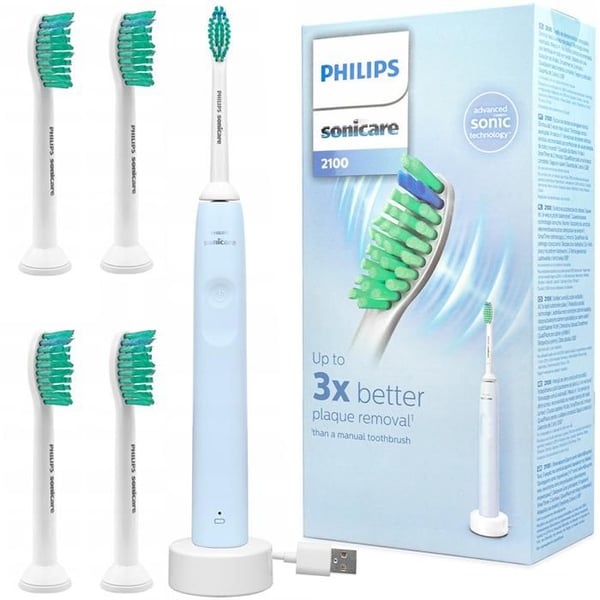 Elektrisk tandborste - Philips - Sonicare HX3651 13 - uppladdningsbar sonisk med 4 ProResults munstycken