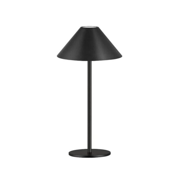 Bordlampe - Mbg 23861020 - Sort design - Genopladelig USB - Driftstid 7 timer