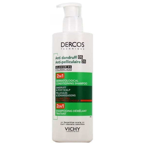 Vichy Dercos Anti-Fjällschampo 2 i 1 390Ml