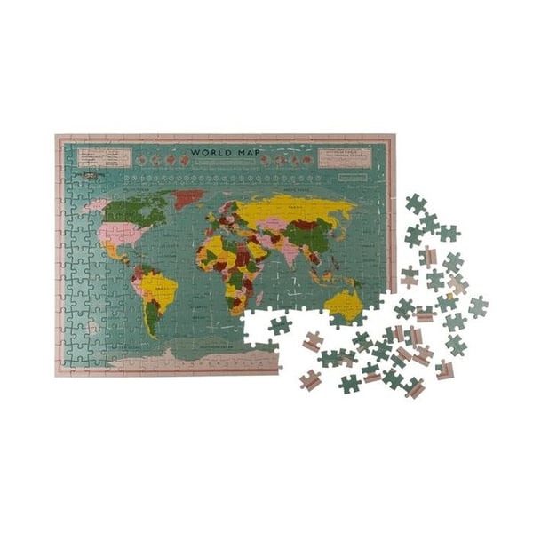 Världskarta pussel 300 bitar Land Earth Map Pussel
