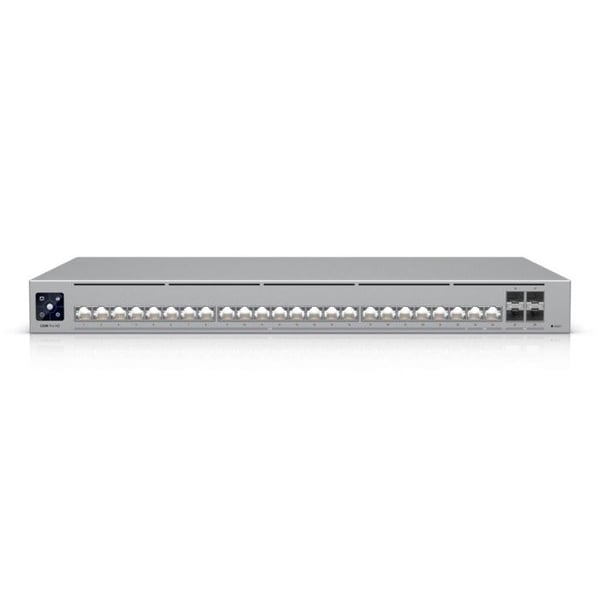 L2/L3 hanterad switch - UBIQUITI - USW-PRO-HD-24 - 28 portar (22x2.5G, 2x10G, 4xSFP+) - 230 Gbit/s - 1U stapelbar