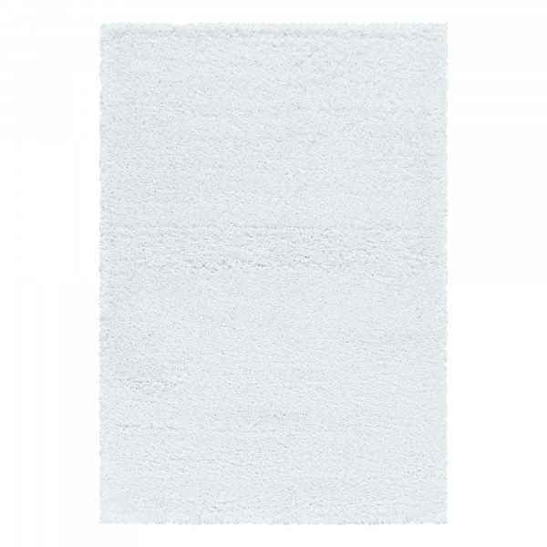 Soffmatta Shaggy Behaglig mjuk Sängmatta Vit (80x250 cm)