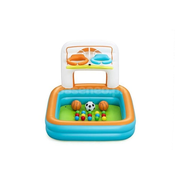 Bollhav Gonflabelt - BESTWAY - Kick 'N Swish - 120 cm x 107 cm x 84 cm - 18 bollar - Flerfärgad