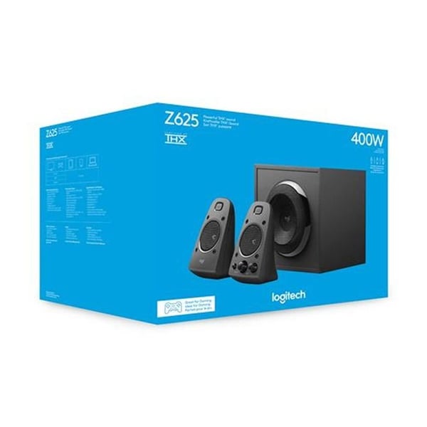 LOGITECH Z625 högtalare - 2 x satellithögtalare - 35 watt - trådbunden - Effekt 200 watt