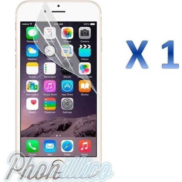 Skärmskydd - Phonillico® - iPhone 7 - Flexibelt Plast - Transparent - Repellerande mot Repors