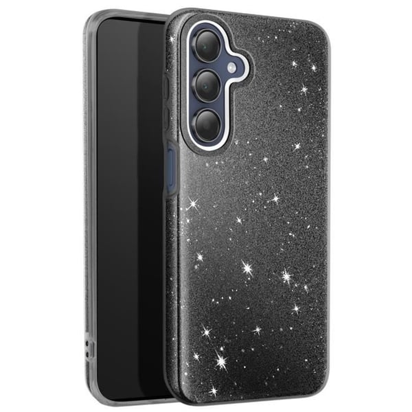 Coque Paillette för Samsung Galaxy A15 Silikon Ultra tunn Svart