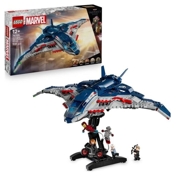 LEGO Marvel 76325 Avengers Quinjet: Age of Ultron - Barnspel från 10 år