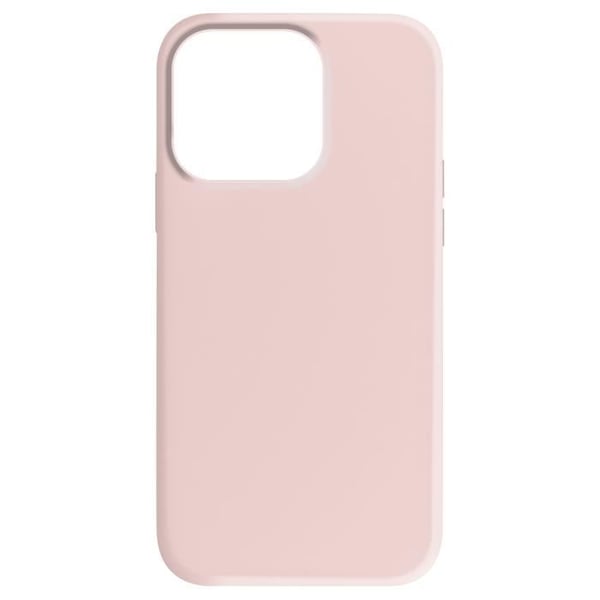 Skal till iPhone 15 Pro - MOXIE - Halvstyvt - Mikrofiberinteriör - Puderrosa
