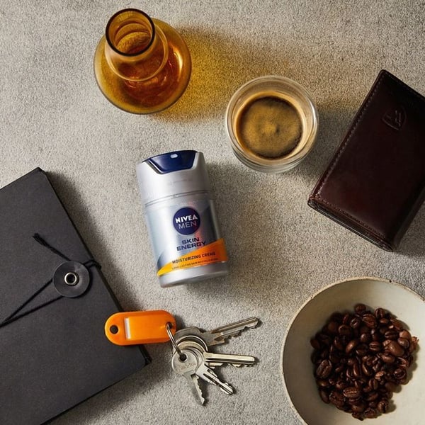 Ansiktskräm - NIVEA - Men Active Energi - 50 ml - Icke fet - Alla hudtyper