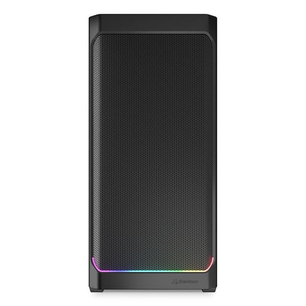 Sharkoon AK4 RGB Strip Case PC ATX Svart med RGB-belysning och USB Type-C