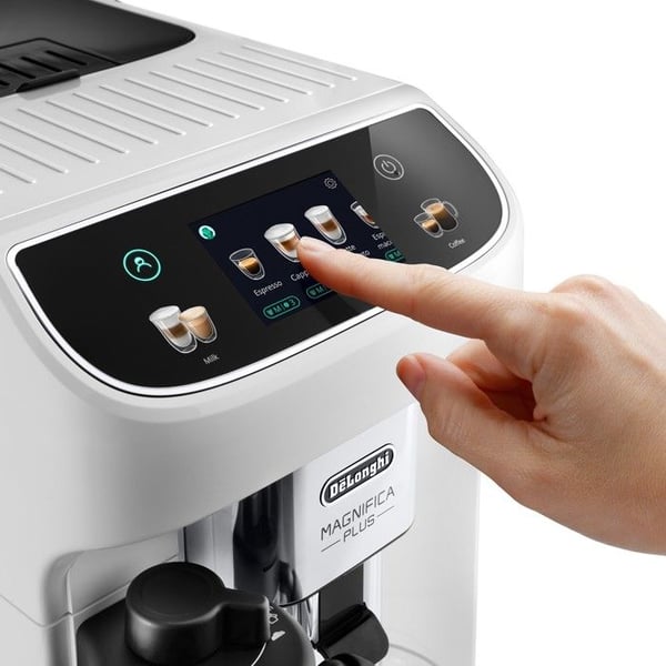 Espresso-maskin - DELONGHI - Magnifica Plus ECAM320.60.W - 15 bar - 1450 W - Malet kaffe