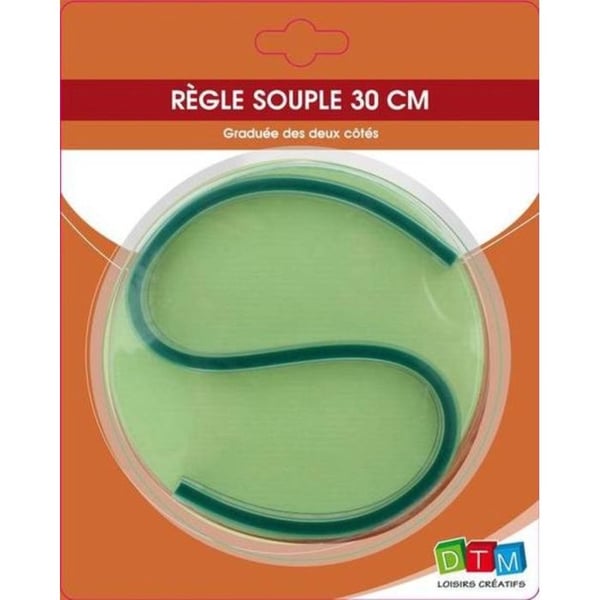Flexibel linjal 30 cm - GRAINE CRÉATIVE - Flerfärgad - Unisex - Flexibel och graderad