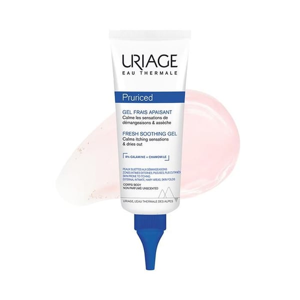 Beroligende Gel - Uriage - Pruriced - 8% Kalamin - Hypoallergen - Til alle hudtyper