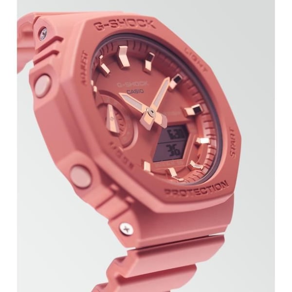 CASIO GMA-S2100-4A2ER Damklocka - Kvarts - Analog - Digital - Plastarmband - Rosa
