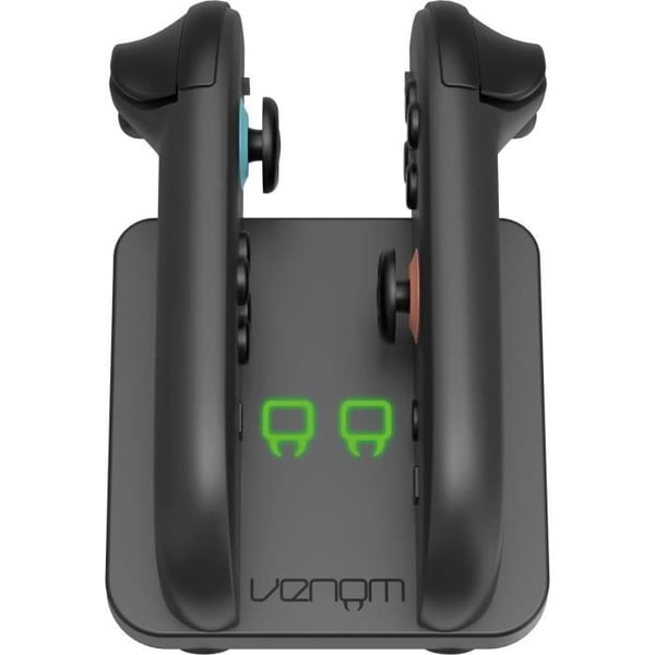 Dubbel laddstation - VENOM - För Joy-Con Nintendo Switch 2 - Svart