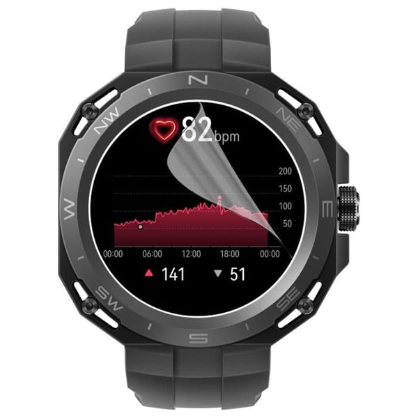 Skydd för skärm till Huawei Watch GT Cyber - 47,4mm [Pack 6] Ultrathin skyddande plastfilm Phonillico