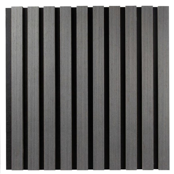 PROVISTON Akustisk väggpanel 400 x 400 x 21 mm MDF Akustisk 3D Paneler i olika färger Mörk ek
