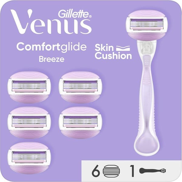 GILLETTE Venus ComfortGlide Breeze rakblad 6 st
