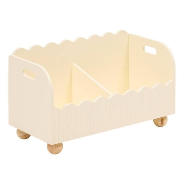 Förvaringskista 2 fack "Bouli" beige Atmosphera for Kids