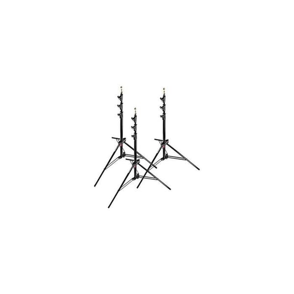 Manfrotto 1004BAC-3 Stativ Svart - 4-Delar - Aluminium