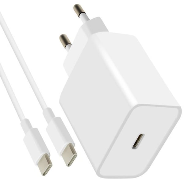 Laddare - Mayaxess - 20W - USB-C kabel 1m - Snabbladdning och säker uppladdning