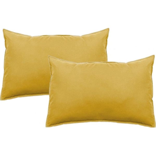 Set med 2 Palace örngott i 100% tvättat bomull 63 trådar/cm² Vent du sud - Palace Curry - Set med 2 örngott 50 x 70 cm