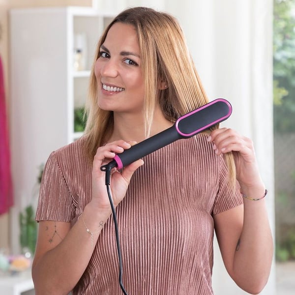 Lissningsborste - InnovaGoods - Cestrus - Keramik - 5 Temperaturnivåer - Ergonomisk- USED