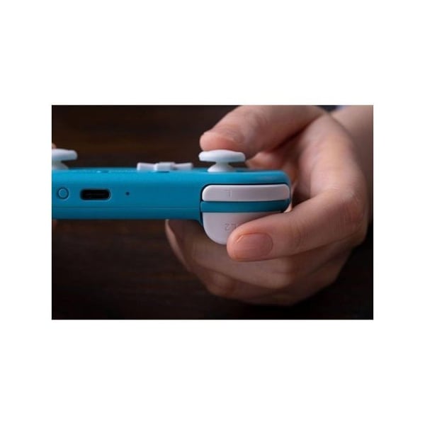 8BitDo Lite 2 Turquoise Bluetooth-handkontroll för Switch, Android, Raspberry Pi