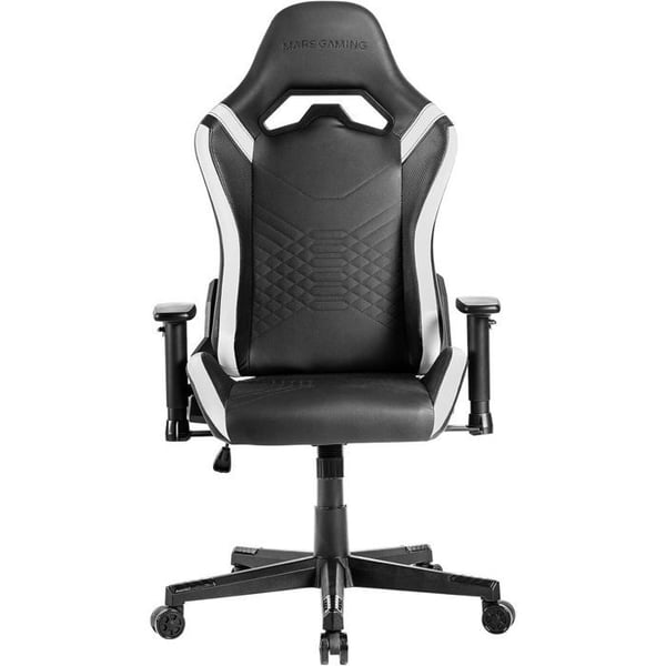 CHAISE GAMING MGCPROBW LÄDER VIT MARS GAMING