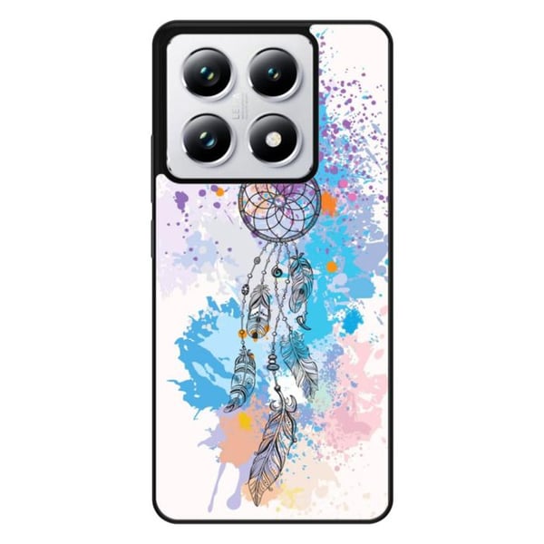 Silikonskal med förstärkning, tryckt, kompatibel med Xiaomi 14T 4G Dreamcatcher Color