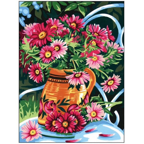 Canevas Pénélope Antik Sommarbukett 40X50cm
