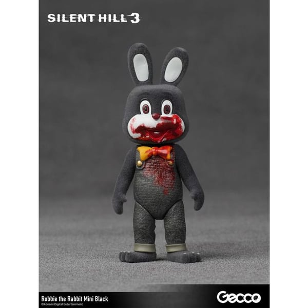 Gecco - Silent Hill 3 - Figur Mini Robbie the Rabbit Mini Svart Version 10 cm