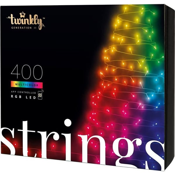 Ljusgirland - TWINKLY - 400 Leds RGB - 32m - Multifärgad - Ansluten - IP44