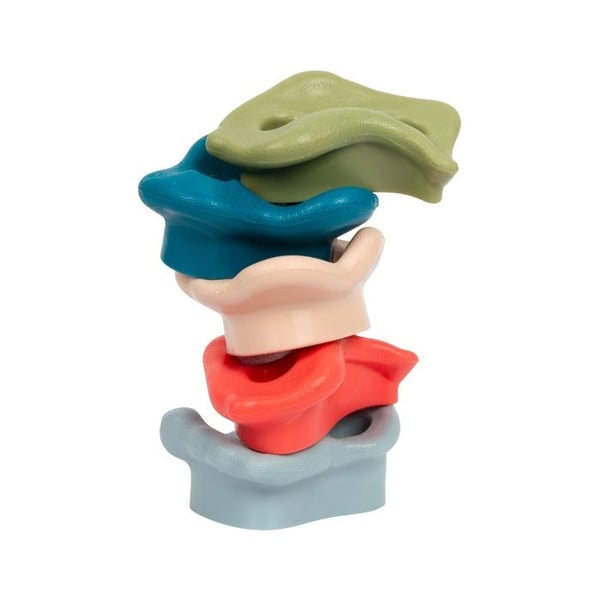 Klattringstenar - SMALL FOOT COMPANY - Set 5 - Robust plast - Fäste ingår - För barn