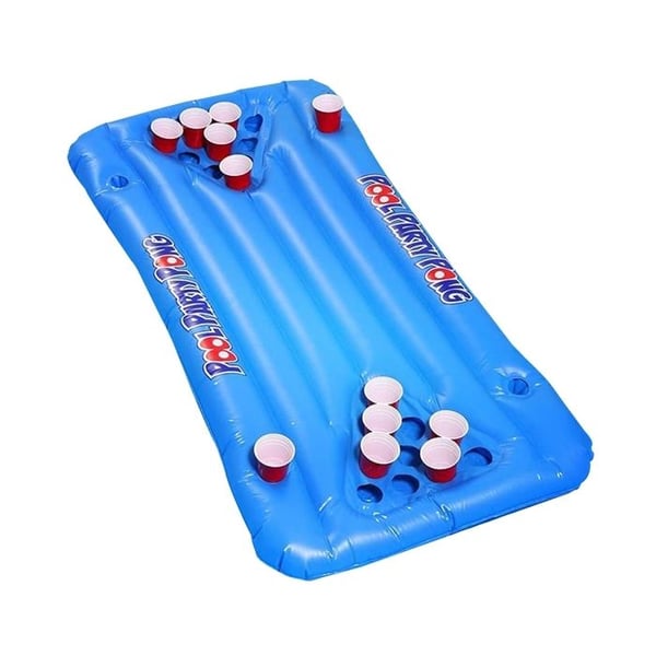Poolspel Beer Pong - Uppblåsbart spel alkoholpool