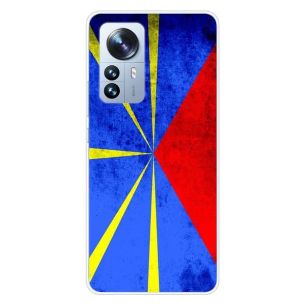 Silicone-skal - Kompatibel med Xiaomi Mi 12 Pro - design med La Réunion-flaggan